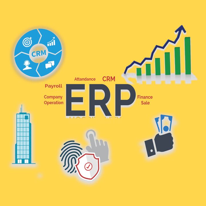 Hospitality and HR ERP illustration